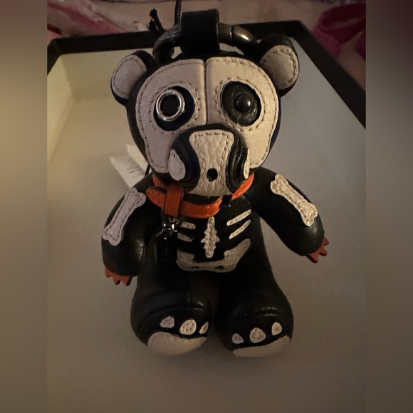 Coach Halloween Skeleton Bear Bag Charm - Picture 3 of 9